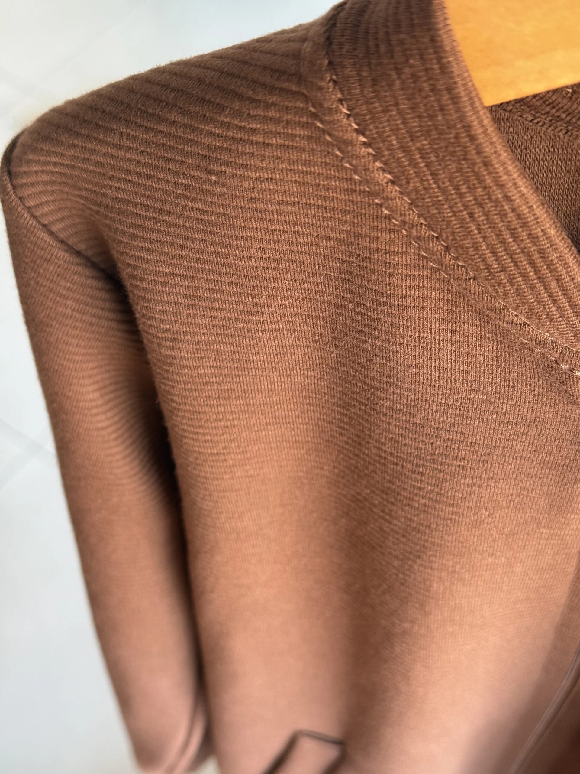CAMPERA ALGODÓN OTOMAN CHOCOLATE - Imagen 2