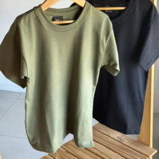 REMERA OVER VERDE MILITAR