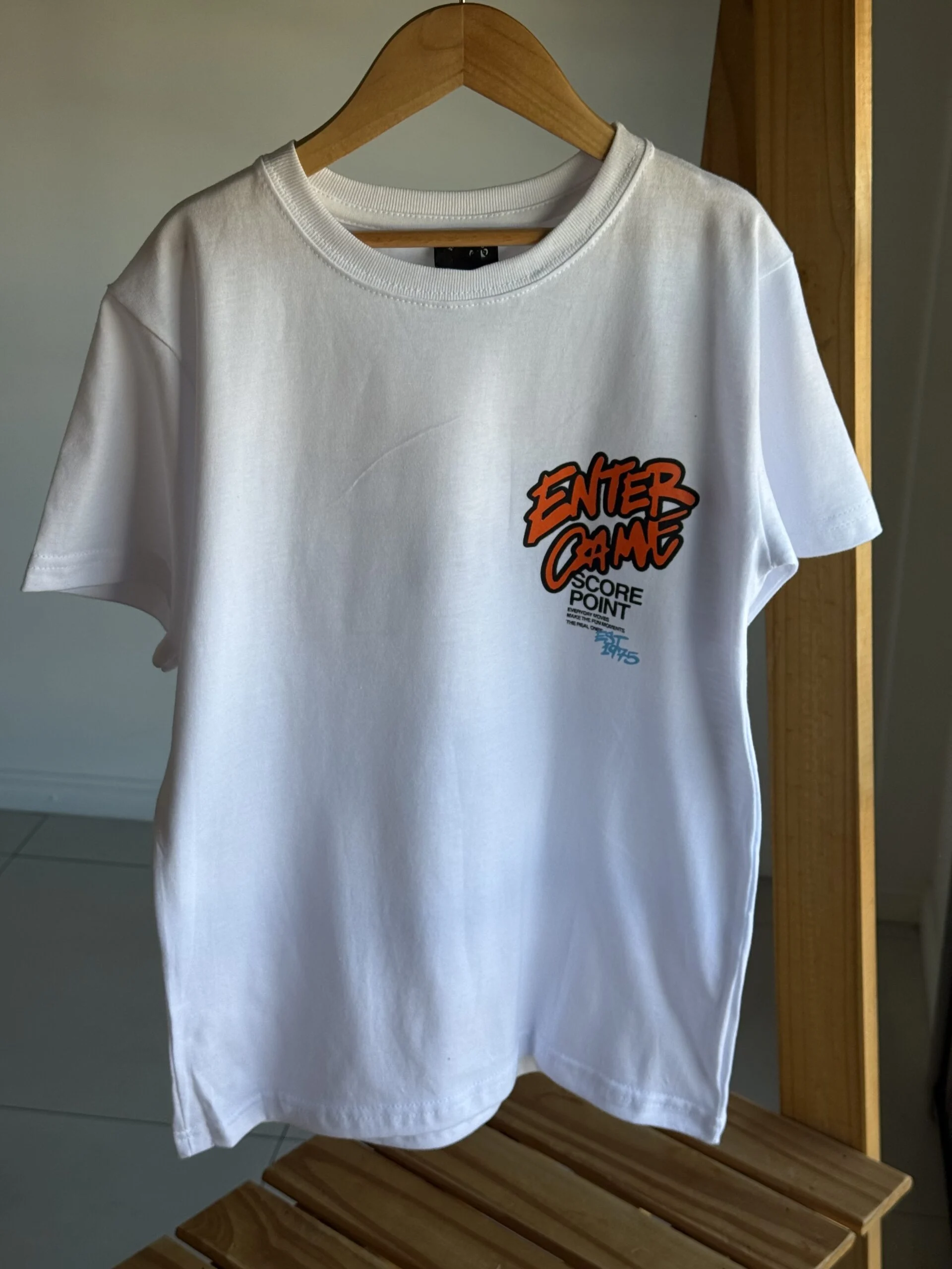 REMERA ENTER GAME BLANCA