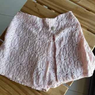 POLLERA SHORT BRODERIE DELANCY ROSA