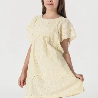 VESTIDO CELINE AMARILLO. LINEA IMPORTADA