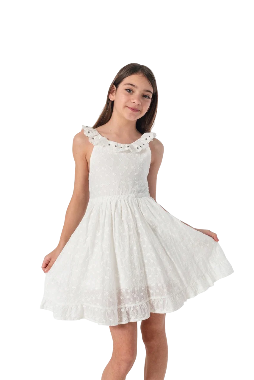 VESTIDO PETRA BLANCO. LÍNEA IMPORTADA - Imagen 4